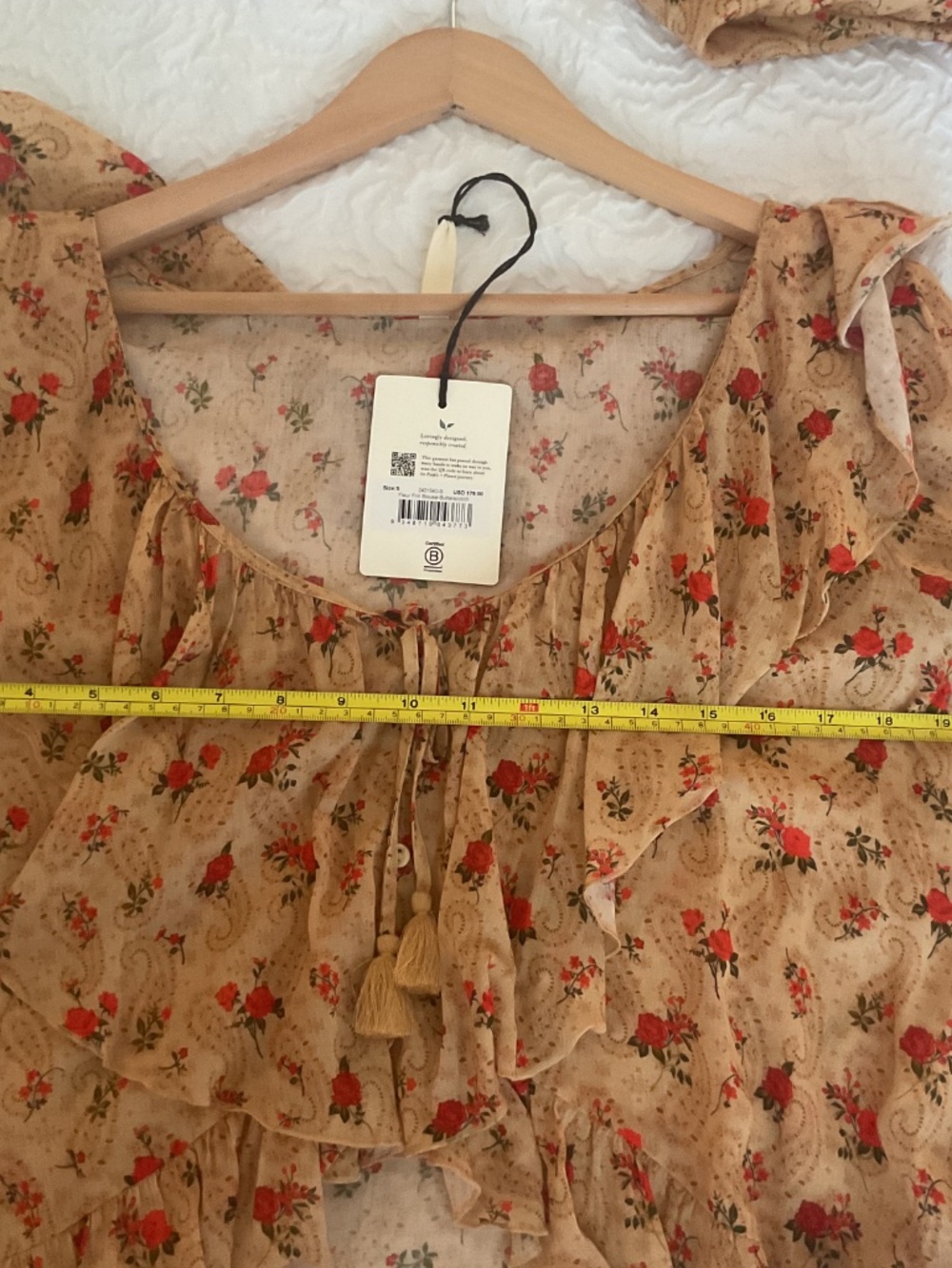 Spell Fleur Frill Ruffle Butterscotch Set Small NWT - Picture 8 of 9